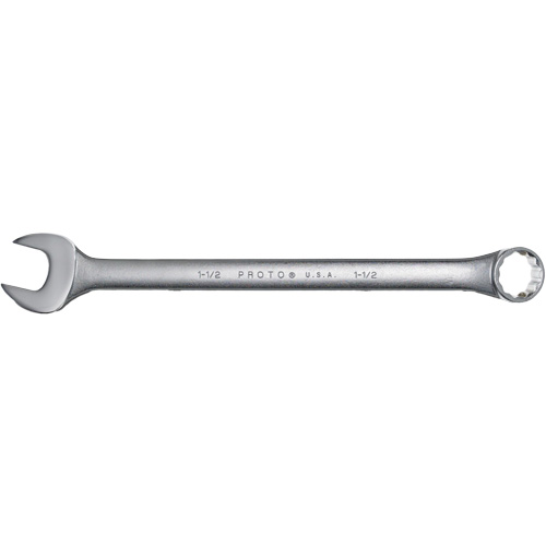 Combination Wrench, 12 Point, 1-1/2", Satin Finish OSI Industrial Sales