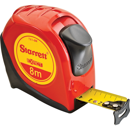 Long Measuring Tape , 1" x 8 m, Millimetres Graduations OSI Industrial Sales