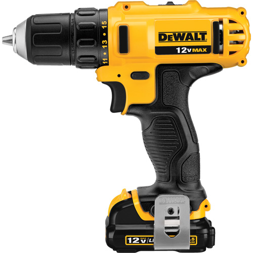 Max Drill Driver Kit, Lithium-Ion, 12 V, 3/8" Chuck, 189 UWO Torque OSI Industrial Sales