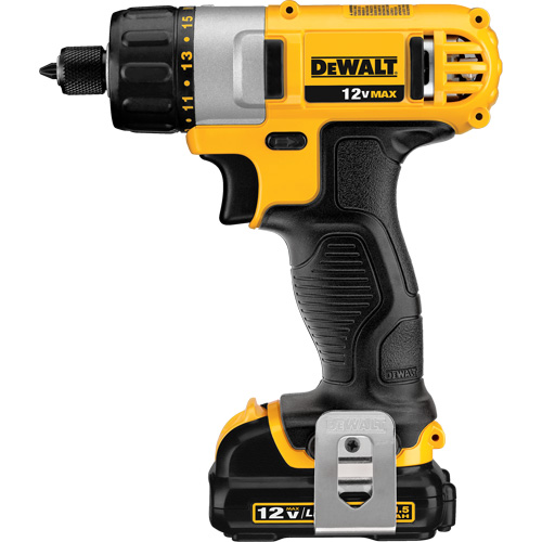 Ensemble de tournevis max, 1/4", 12 V, 160 UWO couple max., Lithium-ion bloc-pile OSI Industrial Sales