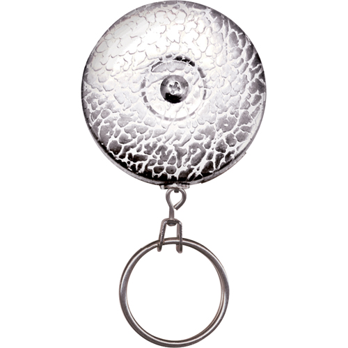 Porte-cl&eacute;s &agrave; d&eacute;vidoir The Original, Chrome, C&acirc;ble 24", Fixation Agrafe de ceinture OSI Industrial Sales