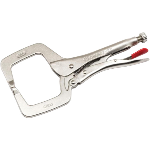 Locking C-Clamp with Regular Tips, 18" Length, C-Clamp OSI Industrial Sales