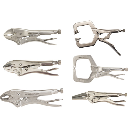 Locking Plier Set, 6 Pieces OSI Industrial Sales