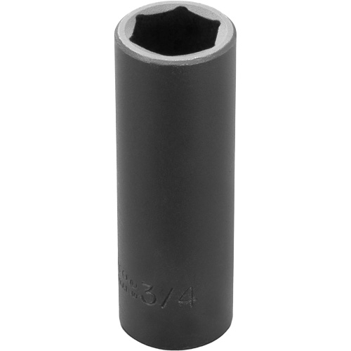 Socket, Impact, 3/4", 1/2" Drive, 6 Points, Deep OSI Industrial Sales