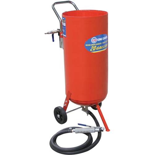 Machines de sablage &agrave; jet, 6-25 pi³/min, R&eacute;servoir de 16,6 gal. (20 gal. US) OSI Industrial Sales