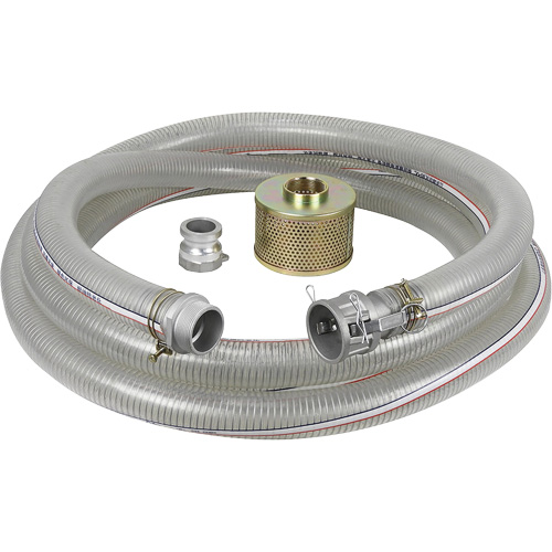 Reinforced Suction Hose Kit for Water Pump, 2" x 300" OSI Industrial Sales