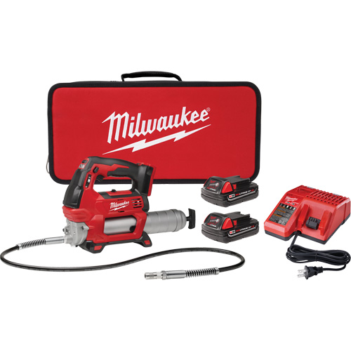 Ensemble de pistolet graisseur sans fil &agrave; deux vitesses M18, Lithium-ion, 18 V OSI Industrial Sales
