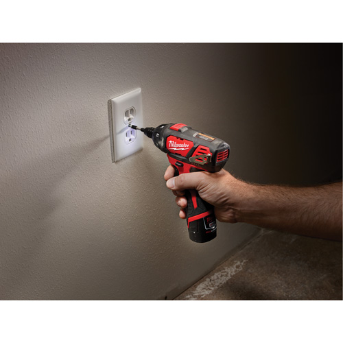 Ensemble de tournevis hexagonal M12, 1/4", 12 V, 175 lb-pi couple max., Lithium-ion bloc-pile OSI Industrial Sales