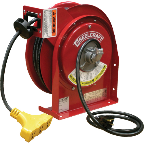 Cord Reels, 45', SJEOOW, 12 Gauge, 15 A OSI Industrial Sales