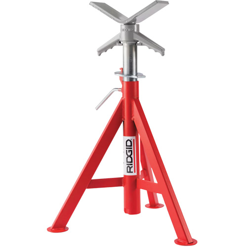 Supports de tuyaux abaiss&eacute; en V no VJ-98, 51-96 cm R&eacute;glage de la hauteur, 12" Capacit&eacute; max. de tuyau, 2500 lb Capacit&eacute; de charge max. OSI Industrial Sales
