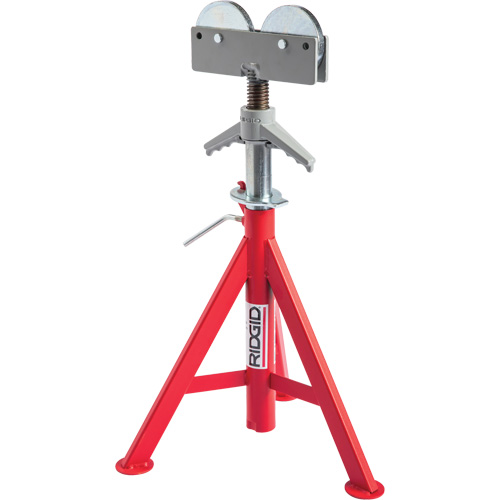 Support de tuyau pour rouleau baiss&eacute; no RJ-98, 59-104 cm R&eacute;glage de la hauteur, 12" Capacit&eacute; max. de tuyau, 1000 lb Capacit&eacute; de charge max. OSI Industrial Sales