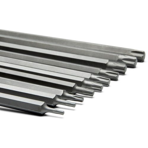 Long Bit Socket Set, Torx&reg;, 1/4"/3/8" Drive, 10 Pcs OSI Industrial Sales