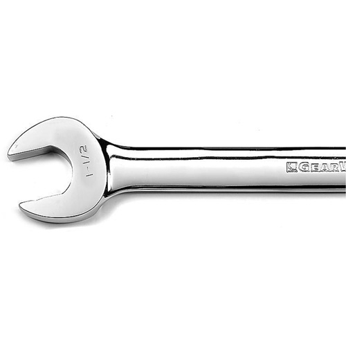 12-Point Long Pattern Combination Wrench, 12 Point, 1-1/2", Chrome/Polished Finish OSI Industrial Sales