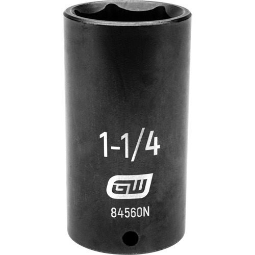 Douille SAE, Chocs, 1-1/4", Prise 1/2", 6 pans, Profond OSI Industrial Sales