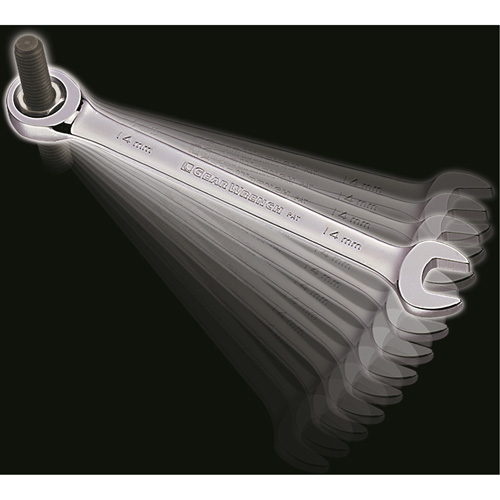 72-Tooth 12 Point Ratcheting SAE Wrench Set, Combination, 5 Pieces, Imperial OSI Industrial Sales