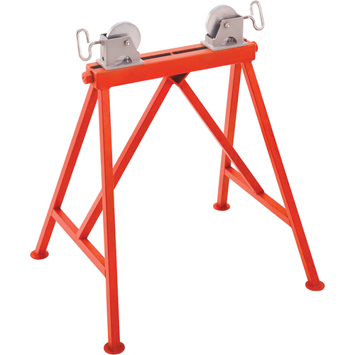 Support ajustable no AR99 a/rouleau en acier, 36" Capacit&eacute; max. de tuyau, 2500 lb Capacit&eacute; de charge max. OSI Industrial Sales