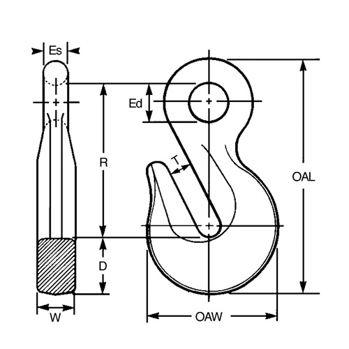 Cam-Alloy&reg; Eye Grab Hook OSI Industrial Sales