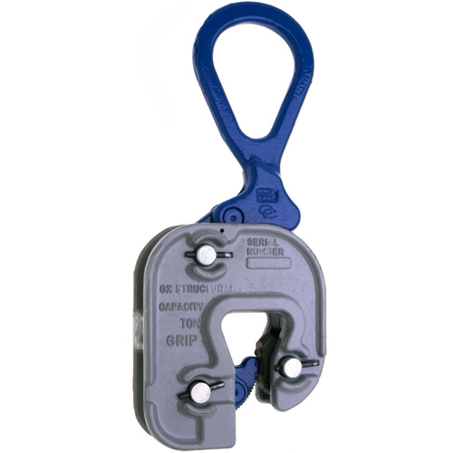 GX Structural Short Leg Plate Clamp, 2000 lbs. (1 tons), 1/16" - 3/4" Jaw Opening OSI Industrial Sales