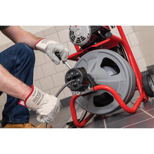 D&eacute;gorgeoir auto-aliment&eacute; K-400 a/c&acirc;ble C-45IW, &eacute;lectrique, 1/2" x 75' et 3/8" x 100' OSI Industrial Sales