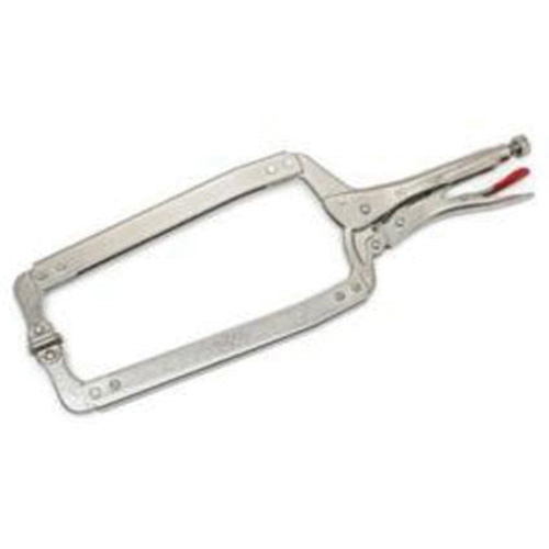 Locking C-Clamp with Swivel Pads, 18" Length, C-Clamp OSI Industrial Sales