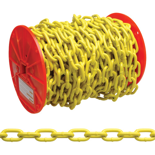 Proof Coil Chain, Low Carbon Steel, 3/16" x 100' (30.4 m) L, Grade 30, 800 lbs. (0.4 tons) Load Capacity OSI Industrial Sales