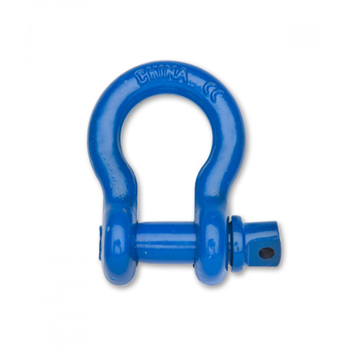 Farm Clevis Anchor Shackle, 1/4", Screw Pin, Coated OSI Industrial Sales