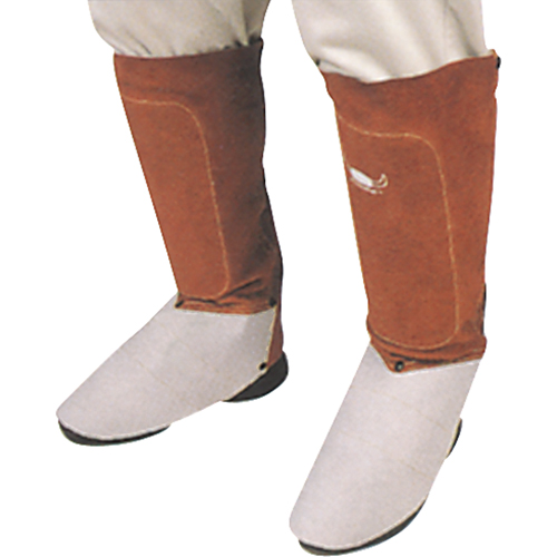 Leather Spats, 6" L, Lava Brown OSI Industrial Sales