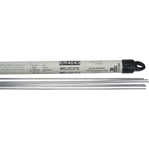 Baguettes pour soudage TIG en longueurs de 36", 1/16", Aluminium OSI Industrial Sales