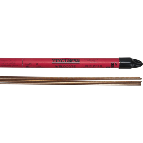 36" Cut Length TIG Rods, 1/8", Silicone Bronze OSI Industrial Sales
