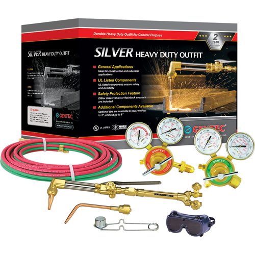 Silver Heavy-Duty Welding & Cutting Outfi ts, 3/4" Cut, 1/2" Weld OSI Industrial Sales