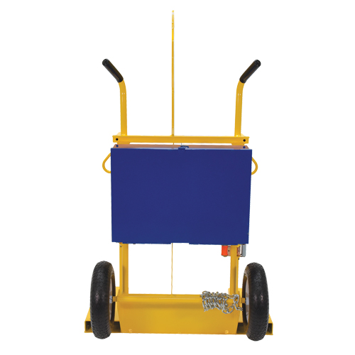 Welding Cylinder Torch Cart, Pneumatic Wheels, 24" W x 19-1/2" L Base, 500 lbs. OSI Industrial Sales