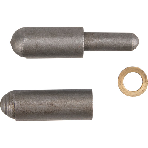 Weld-On Hinge, 0.315" Dia. x 1.575" L, Mild Steel w/Fixed Steel Pin OSI Industrial Sales