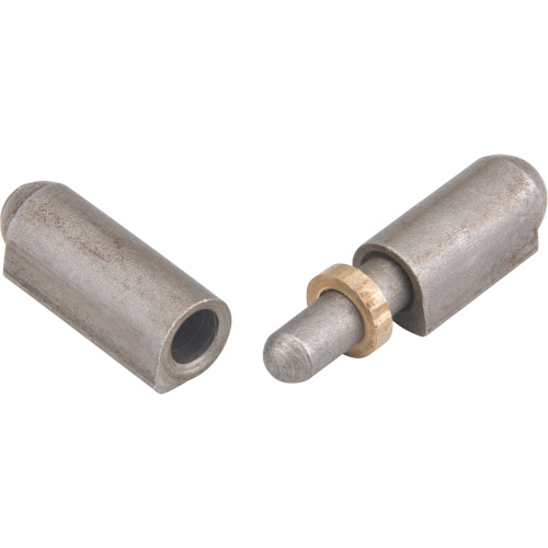 Weld-On Hinge, 0.315" Dia. x 1.575" L, Mild Steel w/Fixed Steel Pin OSI Industrial Sales