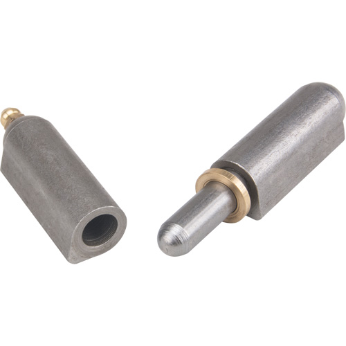 Weld-On Hinge, 0.63" Dia. x 3.937" L, Mild Steel w/Fixed Steel Pin OSI Industrial Sales
