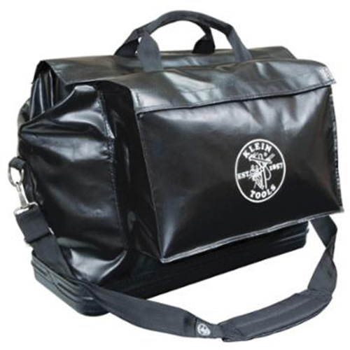 Sac d'&eacute;quipement, Vinyle, 2 pochettes, Noir OSI Industrial Sales