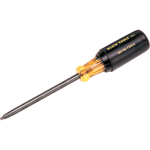Square Recess Screwdriver, #2 Tip, Round, 8-1/4" L, Cushion Grip Handle OSI Industrial Sales