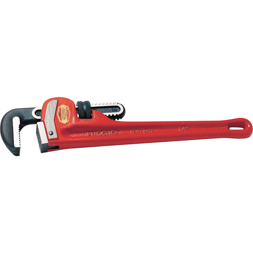 Straight Pipe Wrench #48, 6" Jaw Capacity, 48" Long, Powder Coated Finish OSI Industrial Sales