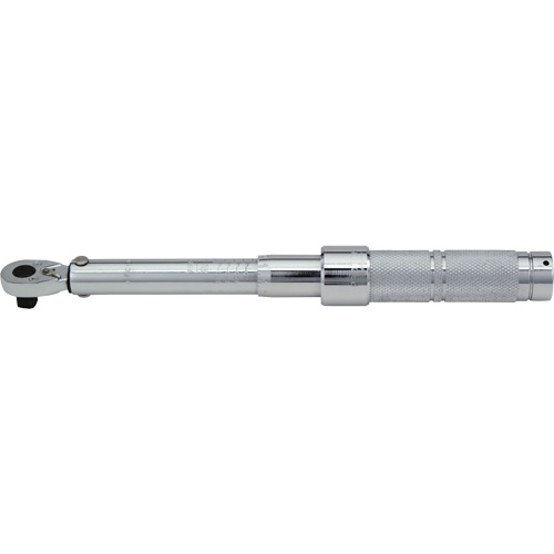 Ratcheting Head Micrometer Torque Wrench, Click, 1/2" Square Drive, 50 - 250 lbf. Ft OSI Industrial Sales