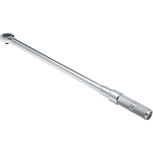 Ratcheting Head Micrometer Torque Wrench, Click, 1/2" Square Drive, 50 - 250 lbf. Ft OSI Industrial Sales