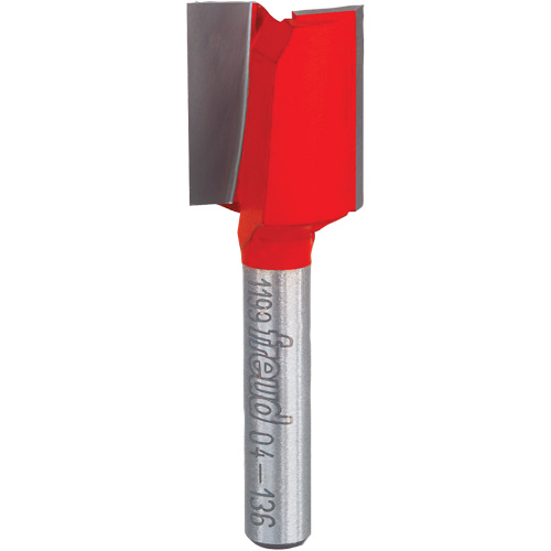 Fraise - foret droit &agrave; double cannelure, 5/8" dia, 7/8" ha, 2-1/8" lo, 1/4" Manche OSI Industrial Sales