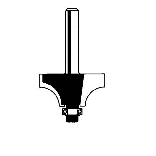 Router Bit - Beading Bit, 5/8" Dia., 1/4" Shank OSI Industrial Sales