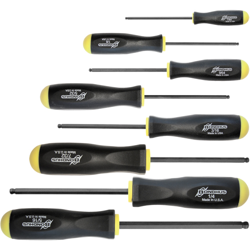 Jeux de tournevis ball driver - SAE, 8 m OSI Industrial Sales