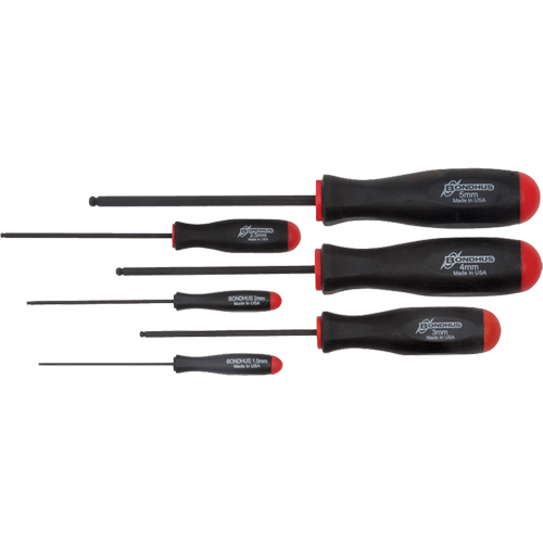 Ball Driver Screwdriver Sets - Metric, 6 Pcs. OSI Industrial Sales