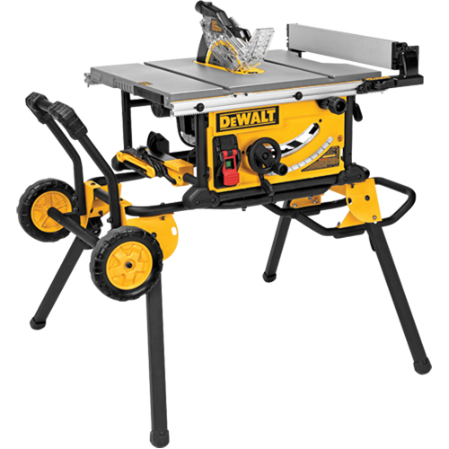 Jobsite Table Saw With Rolling Stand, 15 A, 4800 RPM OSI Industrial Sales