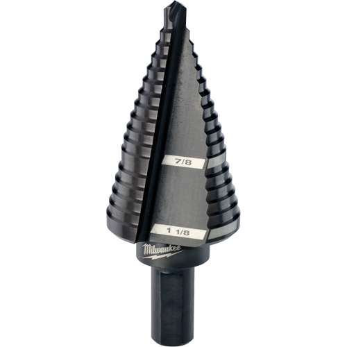 #9 Step Drill Bit, 7/8" - 1-1/8" , High Speed Steel OSI Industrial Sales