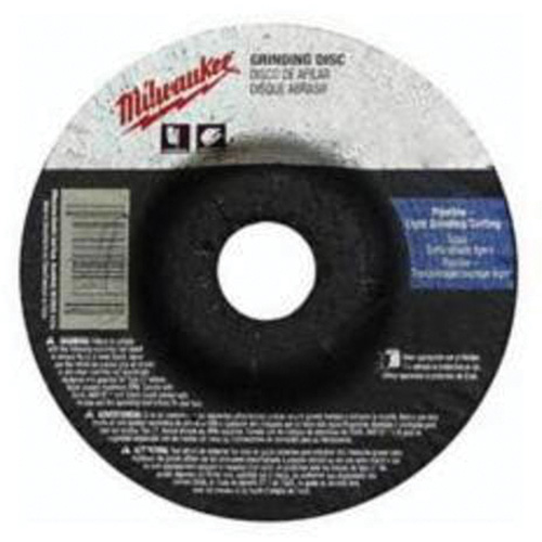 Grinding Wheel, 4-1/2" x 1/4", 7/8" Arbor, Zirconium, Type 27 OSI Industrial Sales