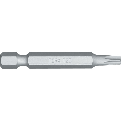 Embout de tournevis, Torx, Embout T-25, Prise 1/4", Longueur 4-4/5" OSI Industrial Sales