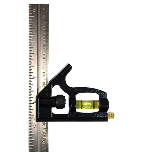 &eacute;querre combin&eacute;e Johnson 406EM, 6'' x 1'' lo, 1/32" Graduations, Acier, Ordinaire OSI Industrial Sales