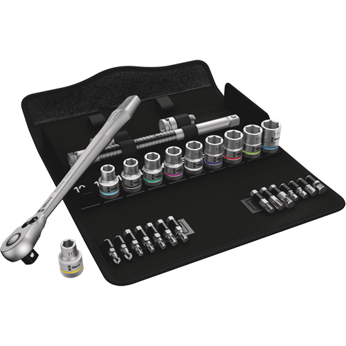 Jeu de rochet m&eacute;trique en m&eacute;tal Zyklop a/interrupteur &agrave; levier, 29 Mcx, Prise de 1/2" OSI Industrial Sales