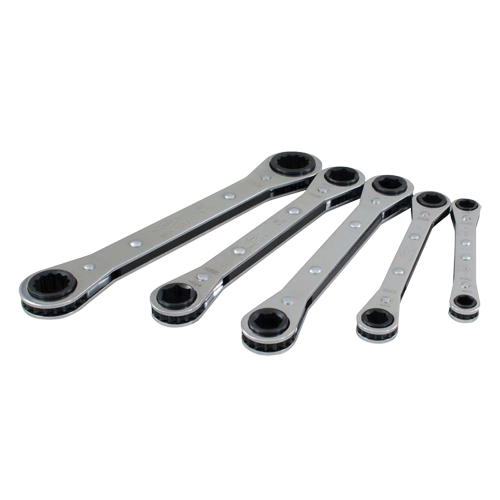 Wrench Set, Ratcheting Box, 5 Pieces, Metric OSI Industrial Sales